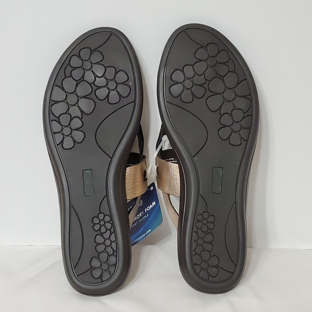 Eastland Sandals Misty Gold NEW - Picture 5 of 7